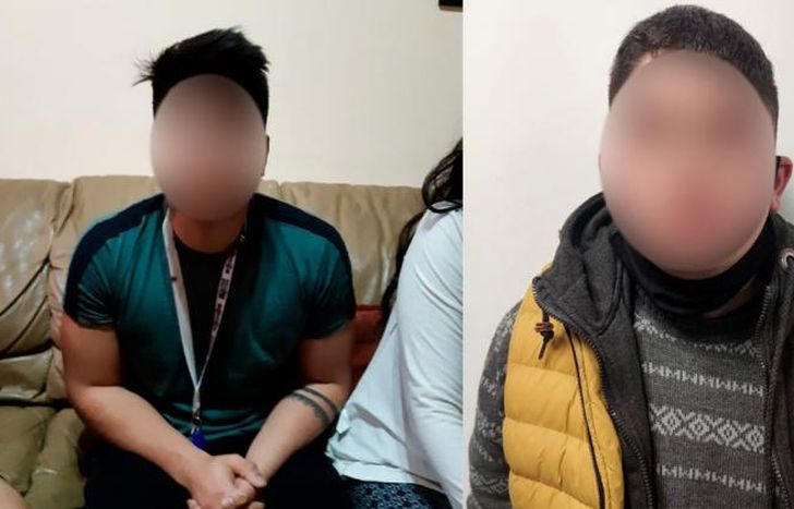 Los detenidos tienen 18 y 19 años.