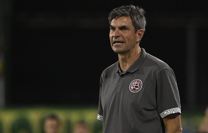 Pellegrino habló luego de la derrota de Lanús por Copa Libertadores.