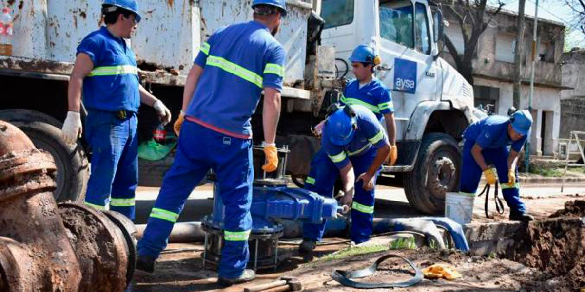 AySA, con trabajos de emergencia en Banfield y Temperley,&nbsp;
