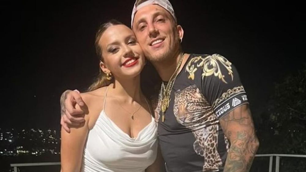 El Polaco y su hija Sol.