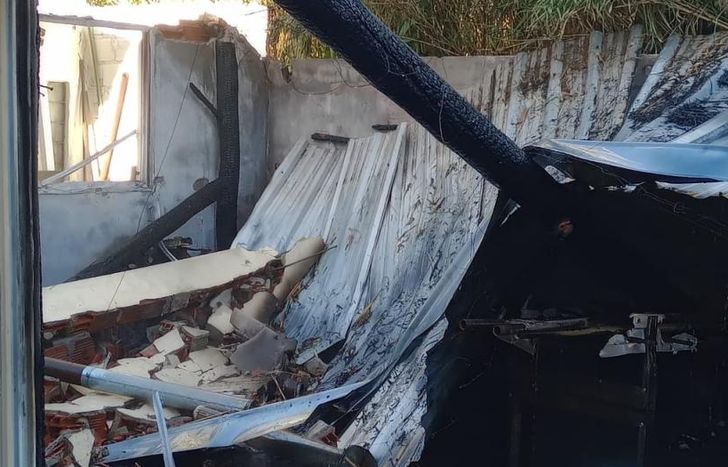 El lugar quedó destruido.