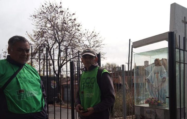 Quieren construir paredes para proteger a la virgen.