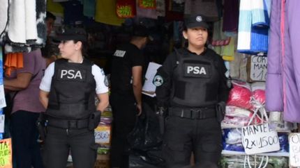 Allanaron 13 locales de La Salada.