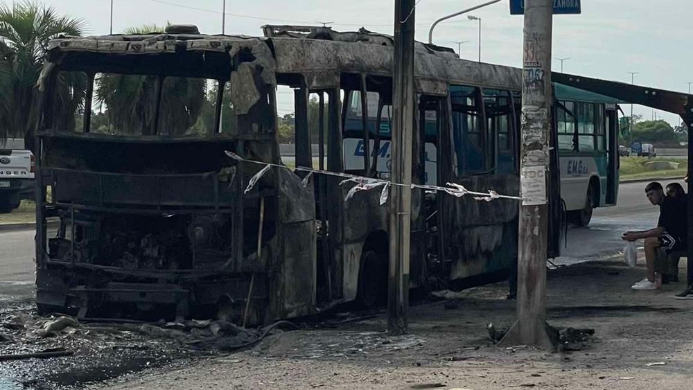 El colectivo tras el incendio