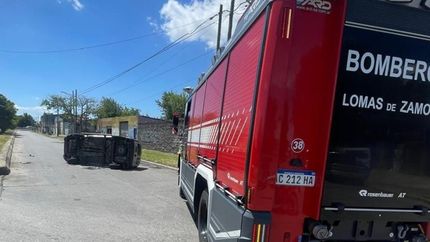 Los Bomberos de Lomas intervinieron en el lugar.