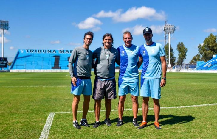 Forestello en su presentación en Temperley.