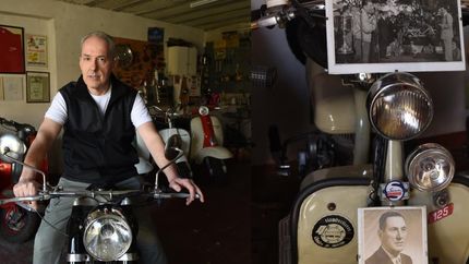 tiene una coleccion de 30 motos clasicas en un galpon de lomas