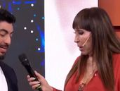 Facundo Moyano con Moria Casán.&nbsp;