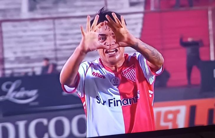 Por un tiro libre Los Andes llegó al empate.