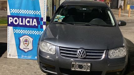 El auto con el que atropellaron al menor en Temperley.