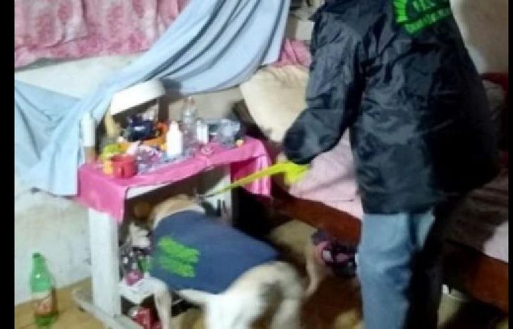 Encontró la droga en un ropero.