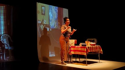 La Reina de Turdera, en escena.&nbsp;