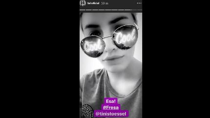 lali manda guinos por stories
