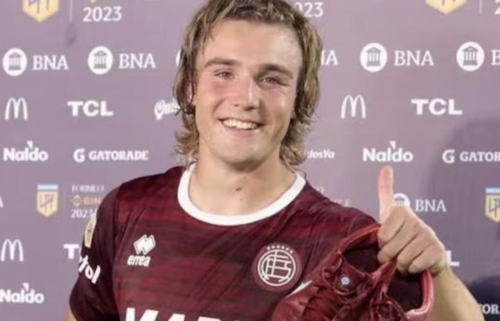 Pedro De la Vega, una de las joyas surgidas en Lanús.