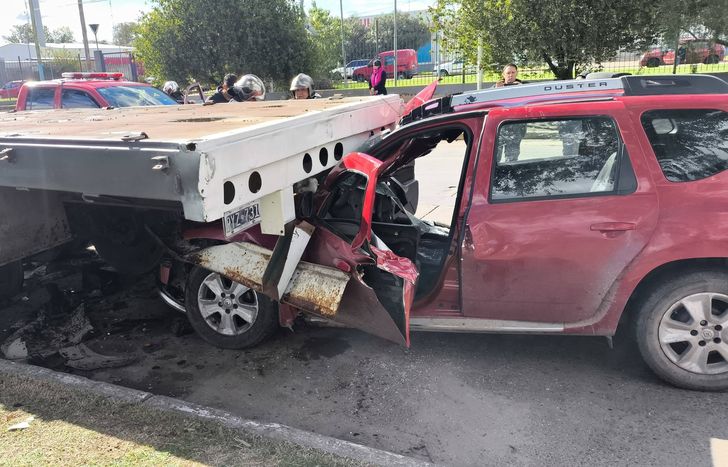 El terrible choque en Camino Negro.