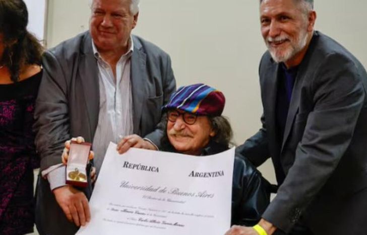 Charly García, en la UBA.