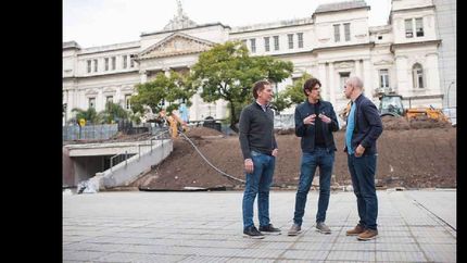 larreta y lousteau ya tienen su primera foto de campana
