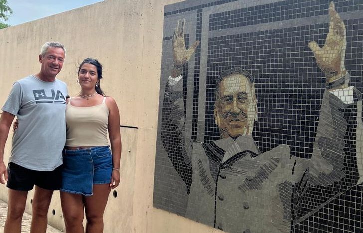 Compartió la conmovedora salida junto a su hija Delfina.