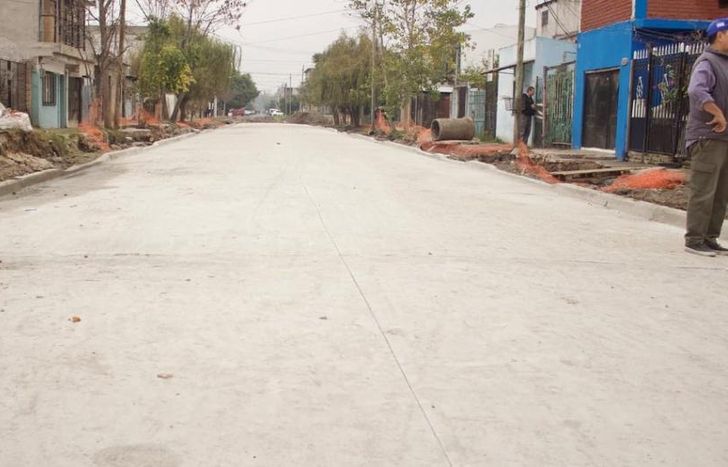 Trabajos sobre la calle Bolonia, de Albertina.