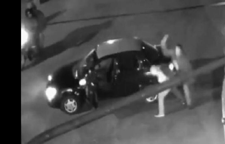 en las cámaras de seguridad se ve el momento del ataque.