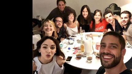 Thelma fue parte de un reencuentro de excompañeros de tira de esa época.