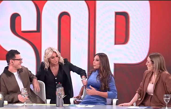 Picante momento con Ximena Capristo.&nbsp;