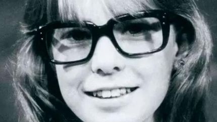 La actriz, en un papel de su niñez.