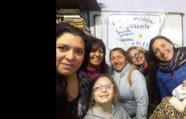 En el primer encuentro de mujeres.