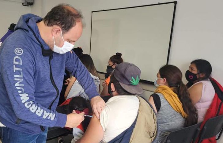 Hubo una posta en la Unidad Sanitaria Barrio Obrero.