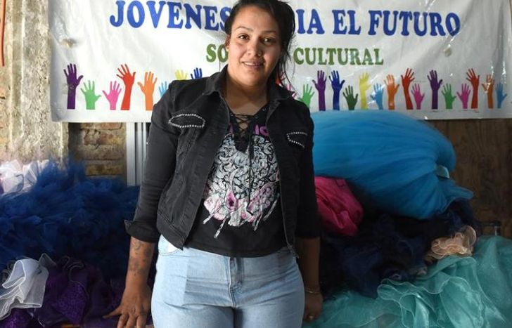 Romina continúa trabajando por los vecinos.