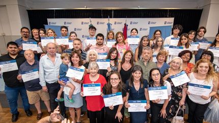 El encuentro se realizó en el Salón Eva Perón.