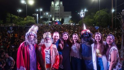 La celebración central de los Reyes Magos se realizó en la Plaza Grigera. La celebración central de los Reyes Magos se realizó en la Plaza Grigera.