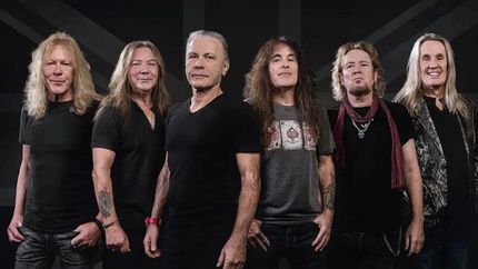 La formación actual de Iron Maiden.
