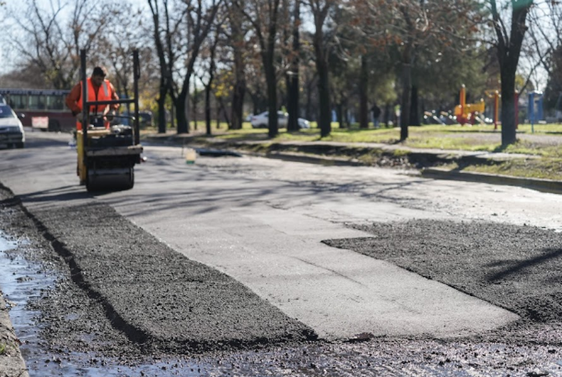 Las tareas sobre Caaguazú permitieron recuperar la calzada a lo largo de 12 cuadras, entre Lynch y la avenida Eva Perón.