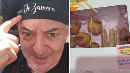 Desde Palma de Mallorca se comunicó con Romina, quien cocina y hace las entregas.