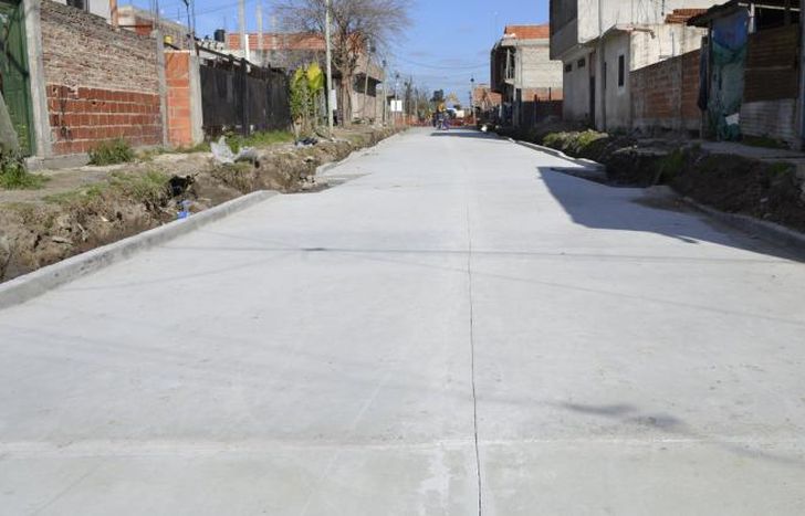 El año pasado pavimentaron 450 cuadras.