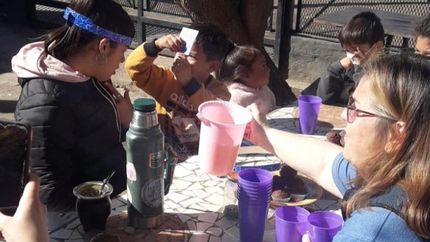 Para los 90 niños y adolescentes del comedor.