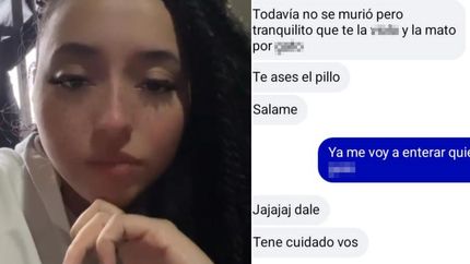 La joven compartió un video para alertar a sus seguidores y allegados.