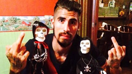 Junior Benítez le rendía culto a San La Muerte. Junior Benítez le rendía culto a San La Muerte.