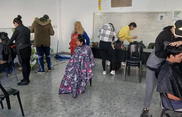 La jornada se hizo en el Centro de Formación Profesional N°406.