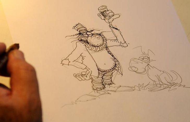 Diógenes y el Linyera, un clásico de la historieta argentina.