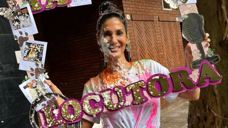 Silvina Escudero, locutora. 