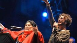 Mercedes Sosa y Fito Páez.