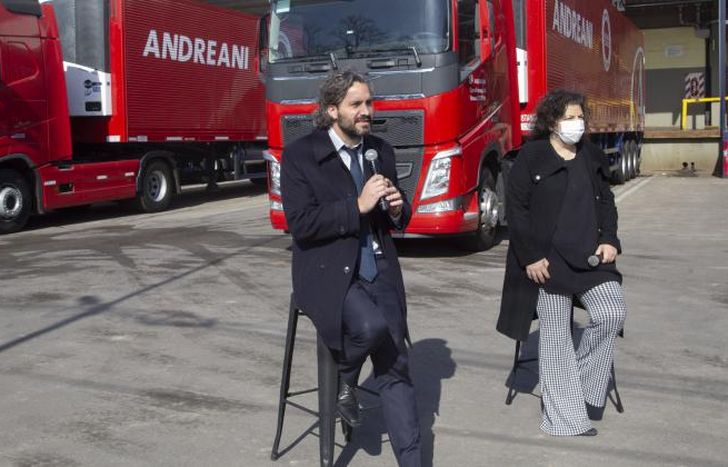 Las vacunas las distribuirá Andreani.