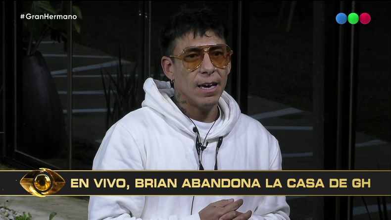 Brian Sarmiento dejó Gran Hermano. 