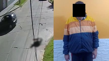 El conductor del auto fue detenido en Almirante Brown. El conductor del auto fue detenido en Almirante Brown.