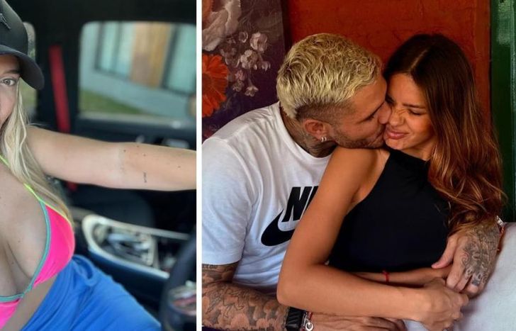 Icardi publicó una foto en el festejo de Magnolia.