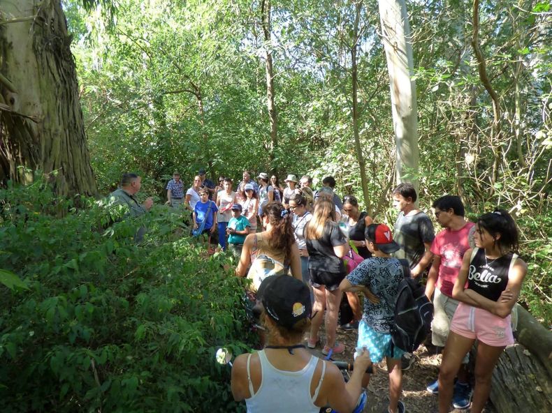 La reserva, ubicada en Garibaldi 2348, tiene aproximadamente 700 hectáreas.