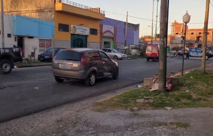 El choque ocurrió este martes por la tarde.
