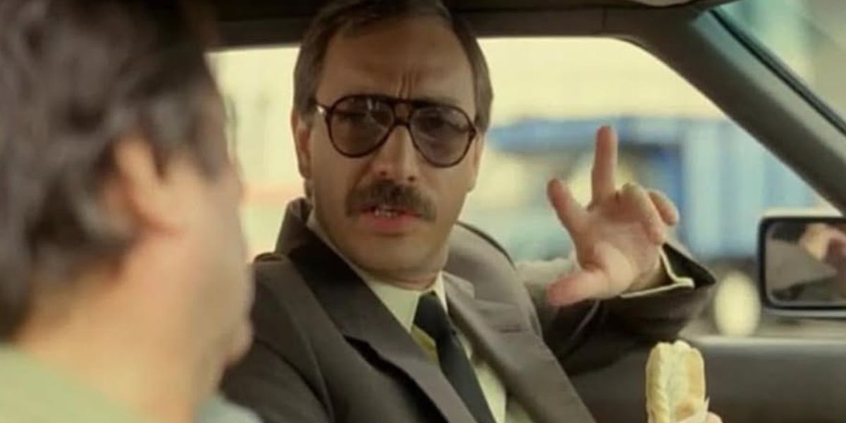 Luis Brandoni, en la cásica escena de Esperando la Carroza.&nbsp;